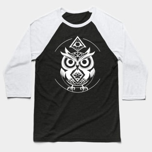 Owlluminati Baseball T-Shirt